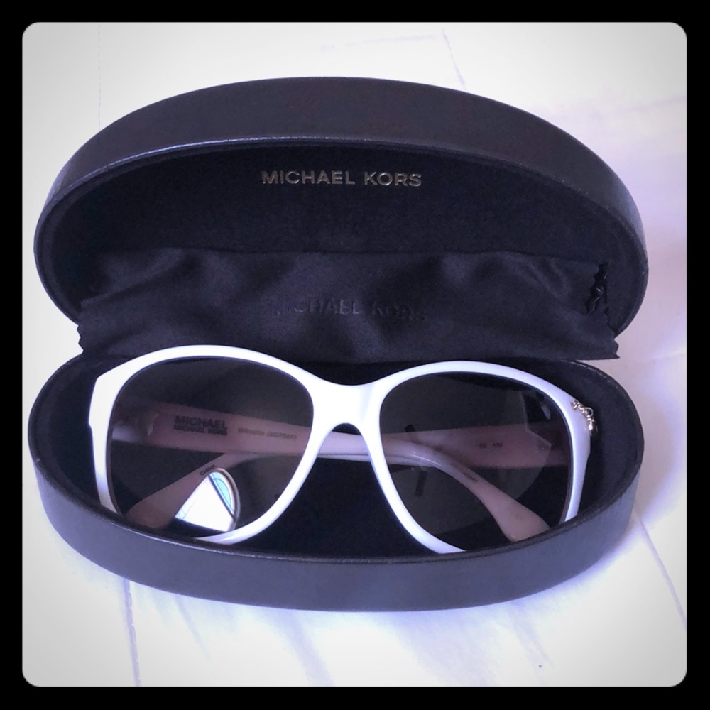 MICHAEL Michael Kors Wilmette White Sunglasses